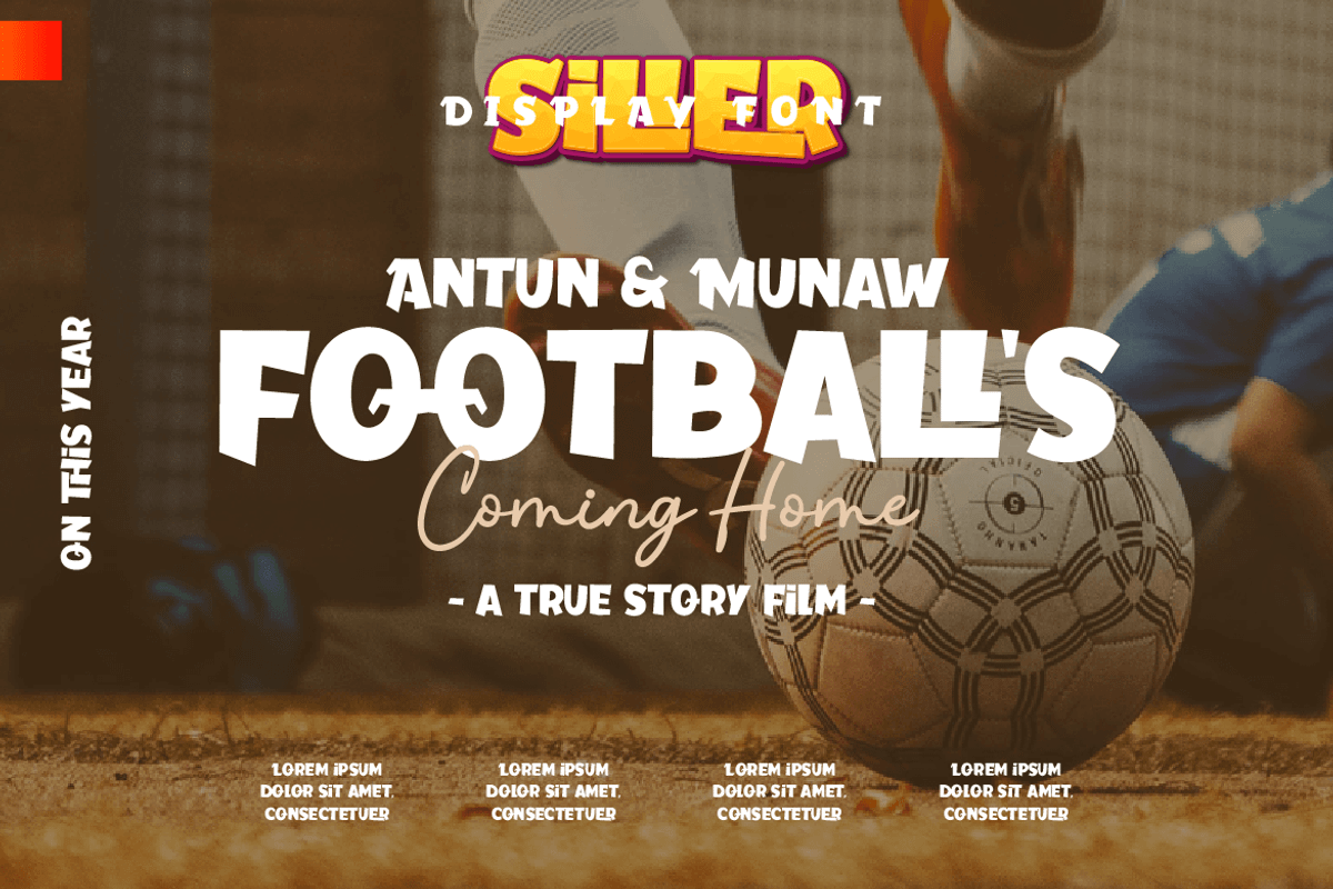 Siller, a Sans Serif Font by twinstd (Photo 9 of 13)
