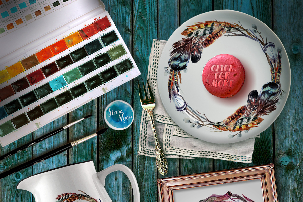 Enchanted Woods Watercolor Mega Pack, a Decorative Illustration by Inna Sinano (Photo 6 of 8)