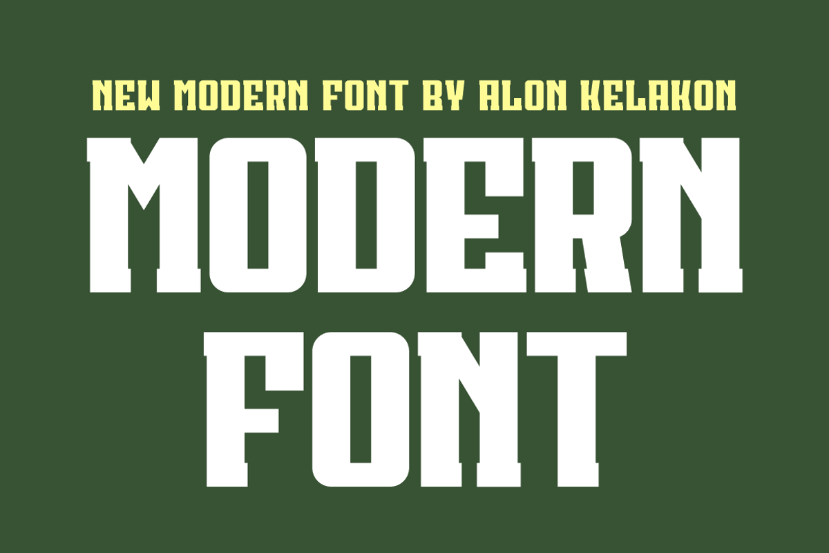 News Reposer, a Sans Serif Font by alon kelakon (Photo 2 of 5)
