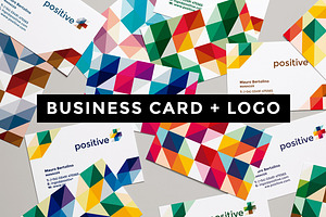 Business Card + Positive Logo
