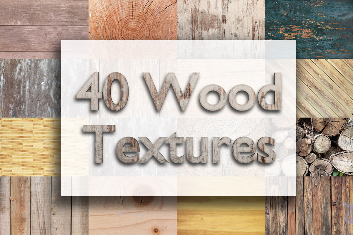 40 Wood Textures, a Texture Graphic by De todo un poco (Photo 1 of 5)