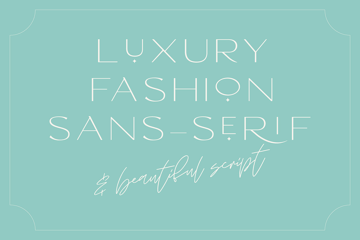 Seminyak Font Duo + Logo Bundle preview 2
