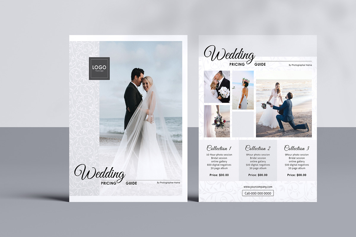 Wedding Price Guide Template, a Flyer Template by crazyOWL (Photo 4 of 4)