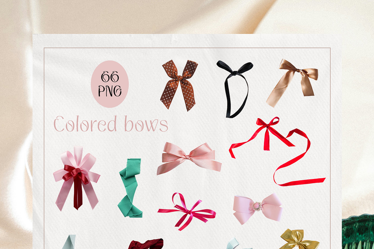 Satin bows & frames collection, an Object Graphic by divanovskaya_nv (Photo 7 of 11)