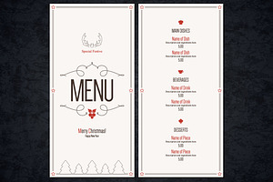 Special Christmas festive menu, a Brochure Template by Restaurant Menu & Logos