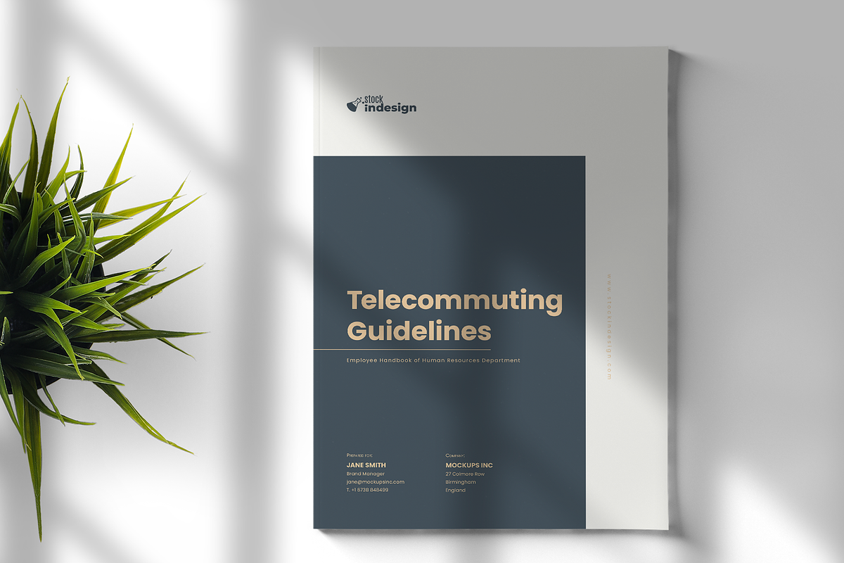 Telecommuting Guidelines Template, a Templates & Theme by StockInDesign (Photo 1 of 9)
