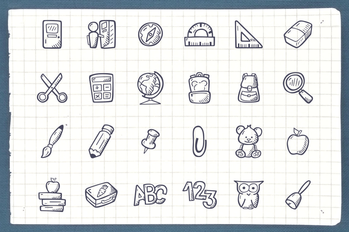 School - Hand Drawn Icons, an Icon by Good Stuff No Nonsense (Photo 3 of 6)