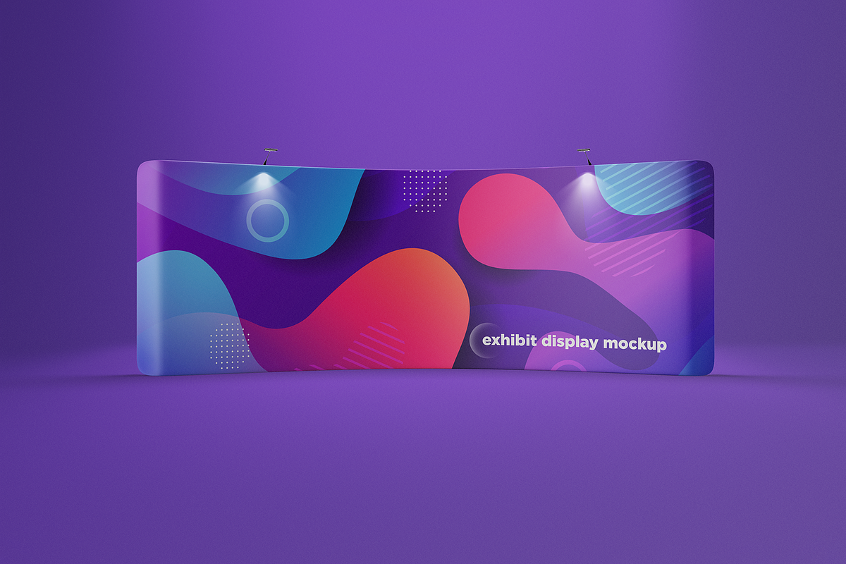 Exhibit Display Mockup, a Print Template by coloformia (Photo 5 of 14)