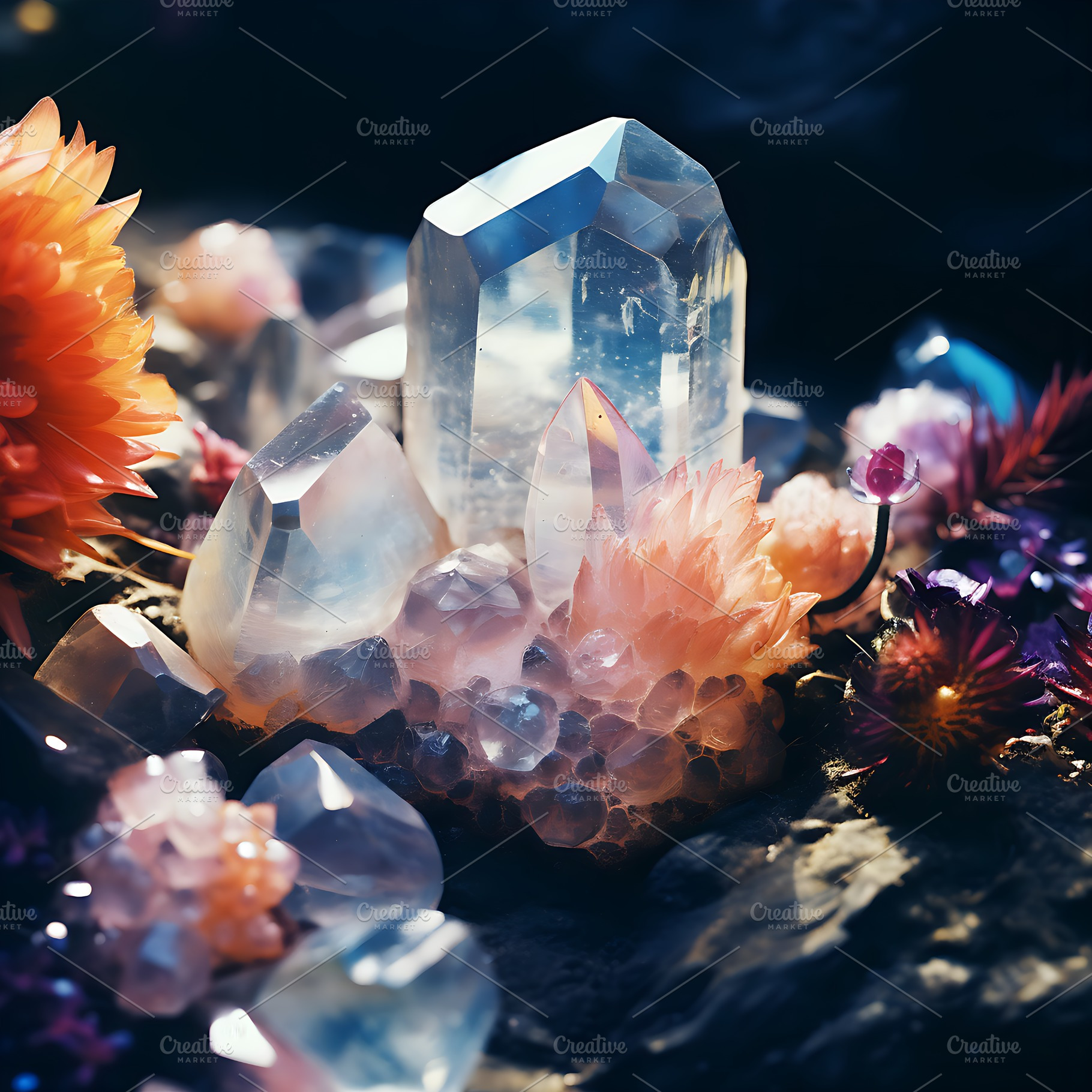 Crystal Gem Fantasy, an Abstract Photo by k.tay