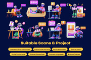Live Streaming, Podcast 3D Character, a Characters & Person 3D Model by orenjidesign (Thumbnail 4 of 8)