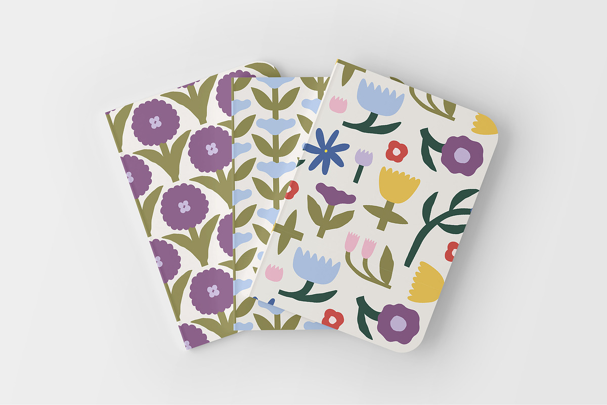 FLOWER MARKET Graphics Collection, a Pattern Graphic by Katerina Osa (Photo 7 of 16)
