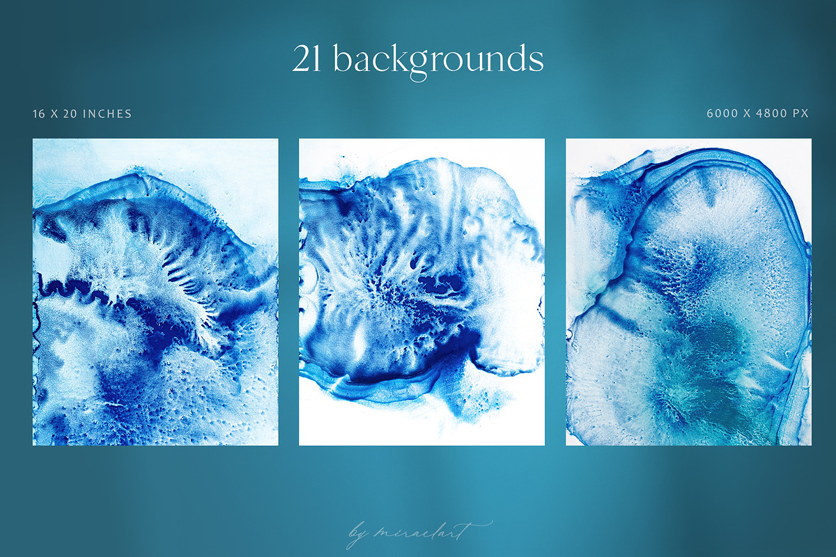 Ocean blue abstract backgrounds, a Texture Graphic by MiraEl Art (Photo 11 of 14)
