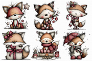 Quirky Fox Clipart PNG, an Illustration by Libby Wishes (Thumbnail 6 of 7)
