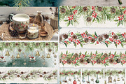 Christmas Mood. Watercolor clipart., a Seasonal Illustration by RushkinaAntonina (Thumbnail 8 of 11)