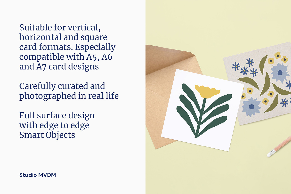 Card Kraft Envelope Mockup Bundle, a Product Mockup by Studio MVDM (Photo 7 of 9)