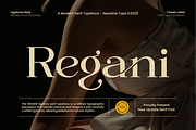Regani - Modern Serif Typeface, a Serif Font by NexaLine (Thumbnail 1 of 10)