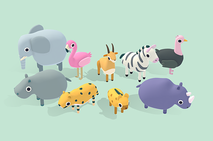 Safari Animals - Quirky Series
