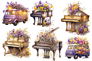 Vintage Tulip Clipart, an Object Illustration by Digital Xpress (Thumbnail 4 of 4)