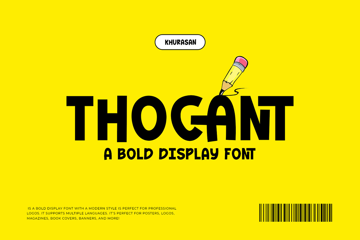 Thocant, a Sans Serif Font by khurasan (Photo 1 of 5)