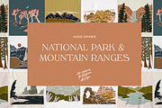 National Parks & Mountain Ranges, an Illustration by Drawn By Arianna (Thumbnail 1 of 4)