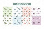 Watercolor Dinosaur Adventure Set, an Illustration by TatiMockup (Thumbnail 6 of 7)