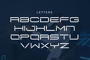 Jouta | Modern Futuristic Font, a Sans Serif Font by Artiveko (Thumbnail 2 of 4)