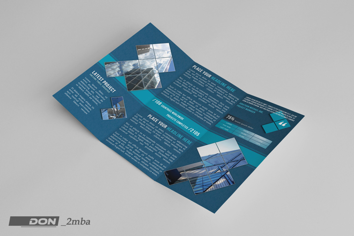 Engineering Trifold Template, a Brochure Template by don_2mba (Photo 4 of 5)