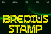 CS Bredius Stamp, a Sans Serif Font by Craft Supply Co. (Thumbnail 1 of 8)