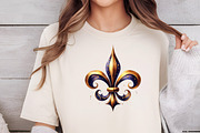 Mardi Gras Fleur De Lis, an Illustration by DreamCafeArt (Thumbnail 5 of 6)