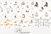70 minimalist Halloween pattern, a Pattern Graphic by Poppy Lane Studio (Thumbnail 7 of 10)