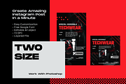 Lanche Techwear Instagram Template, a Social Media Template by Shinra Labs (Thumbnail 5 of 5)