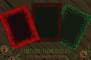 Christmas glitter frames, an Object Graphic by Paper Farms (Thumbnail 1 of 5)