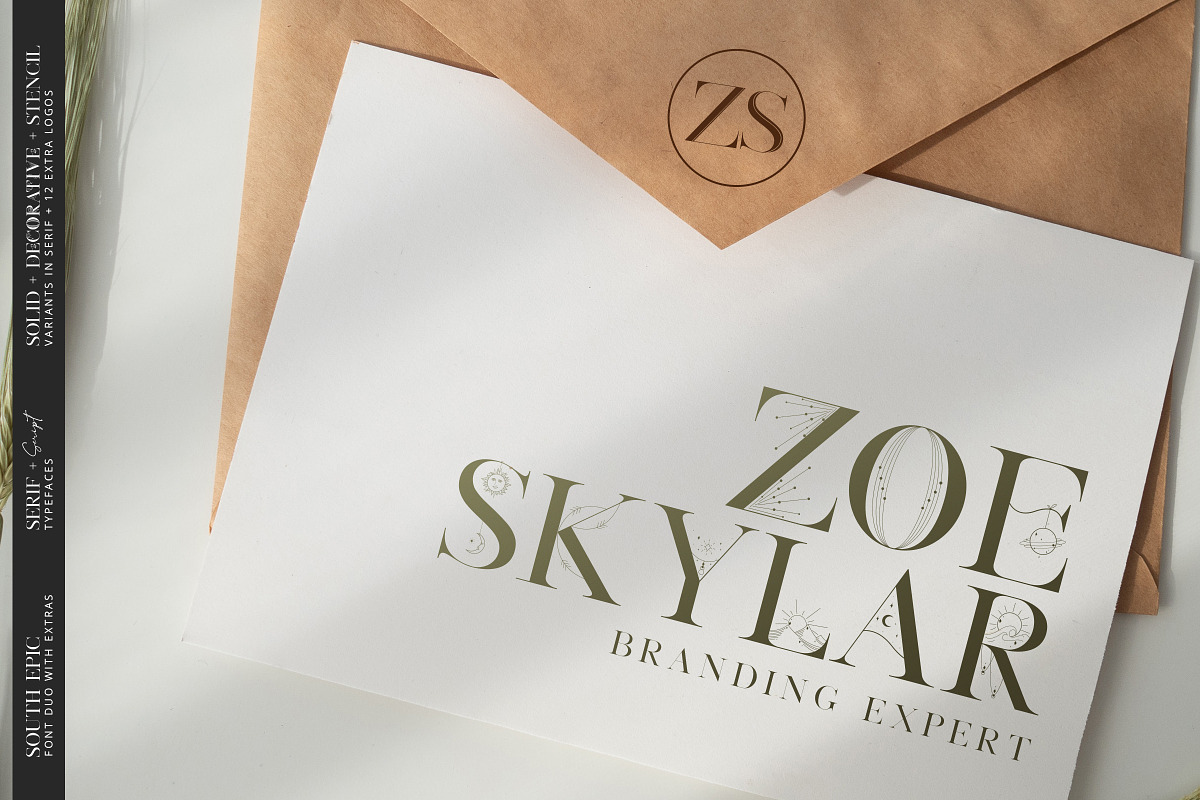 South Epic Dream Font Duo + Logos, a Serif Font by SNIPESCIENTIST (Photo 25 of 32)