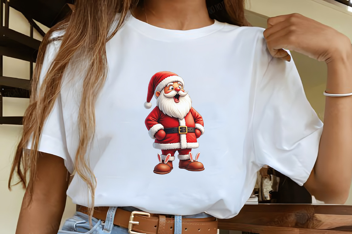 Funny Christmas Santa Clipart 1Bundl, an Illustration by CrexoraLab (Photo 3 of 5)