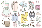 Mori Girl doodles., an Illustration by Sentimental postman (Thumbnail 7 of 18)