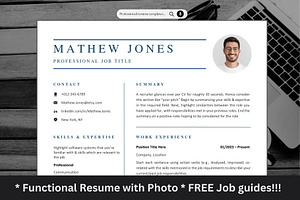 Resume/ ATS CV for Word Pages GDocs, a Resume Template by The Career Lab