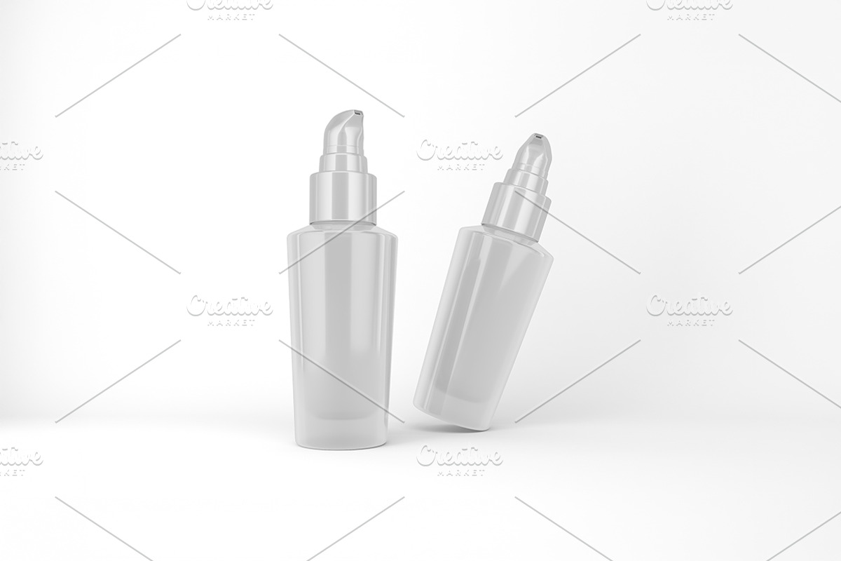Pump Bottle Mockup, a Packaging Mockup by Qaleb Studio (Photo 2 of 2)