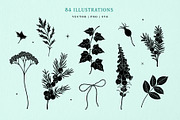 Mystic Garden Vector Illustrations, a Seasonal Illustration by rouxsupplyco (Thumbnail 3 of 11)