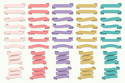Banner Ribbons Clipart Set, an Illustration by Digital Sugar (Thumbnail 2 of 2)