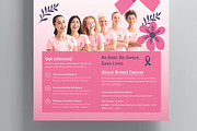 Breast Cancer Awareness flyer, a Flyer Template by MightyDesign (Thumbnail 5 of 8)