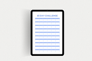 60-Day Challenge Tracker Printable, a Stationery Template by The Chaos Project (Thumbnail 3 of 10)