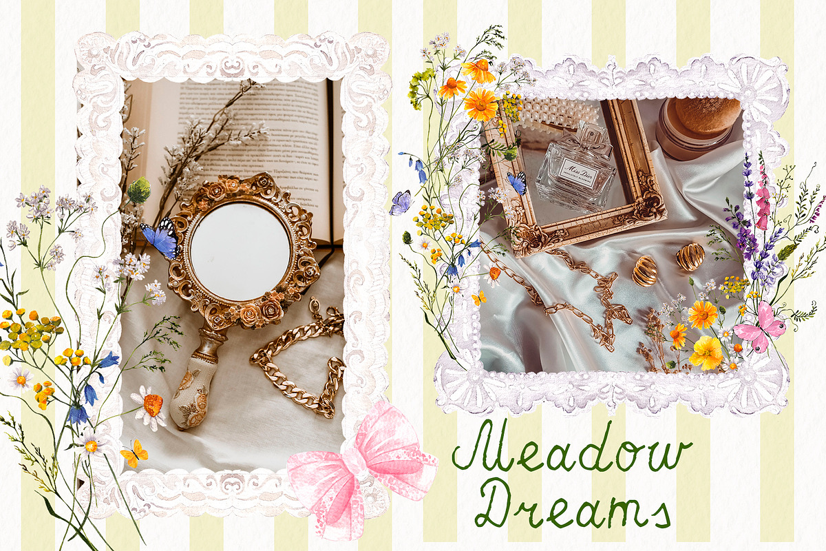 Meadow Dreams. Watercolor art, an Object Graphic by ma_i_vi (Photo 2 of 9)