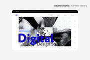 Monochrome Abstracts Backgrounds Set, a Background Graphic by Lumeno (Thumbnail 3 of 4)