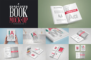 Book Mock-Up / Hardcover Edition, a Books & Magazine Mockup by PuneDesign (Thumbnail 1 of 13)