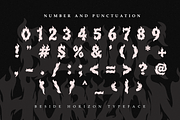 Beside Horizon | Natural Death Metal, a Symbol Font by Masyafi Studio (Thumbnail 7 of 8)