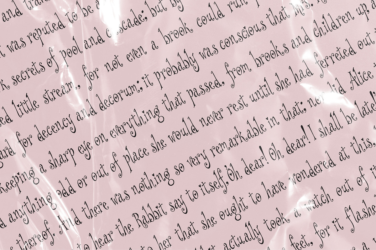 Crooked Darling Heart Display Font, a Handwritten Font by The October Creative (Photo 4 of 8)
