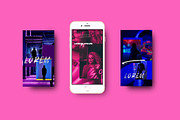 Neon Instagram Story, a Social Media Template by Meknya (Thumbnail 1 of 5)
