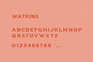 Watkins I A Handmade Display Font