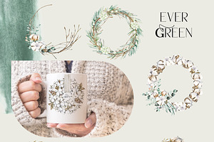 Evergreen -winter Florals