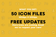 Bold iOS 14 iPhone Custom App Icons, an Icon by Cornfield Studio (Thumbnail 4 of 4)